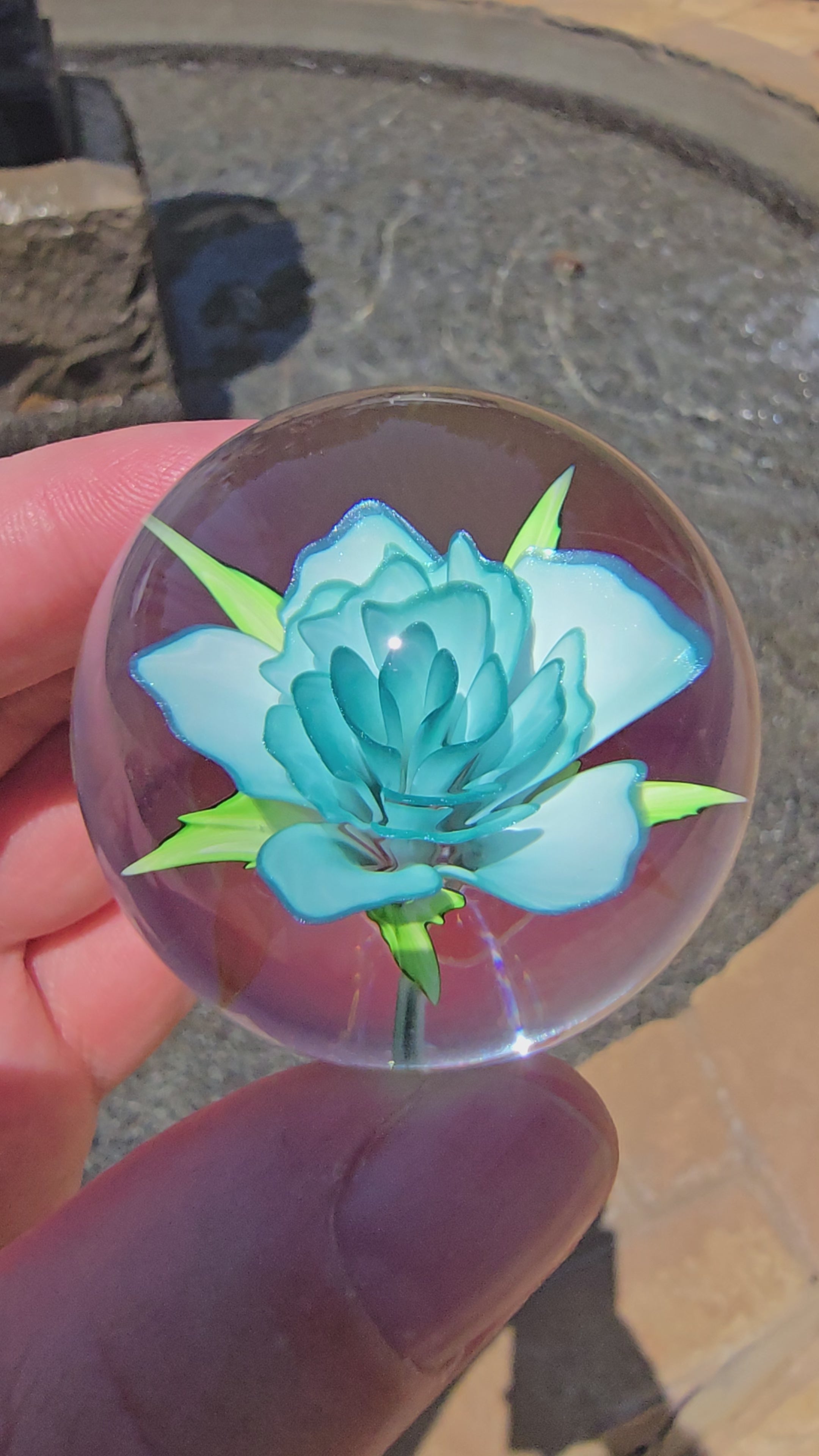 1.59 flower marble - Justin Bodovsky