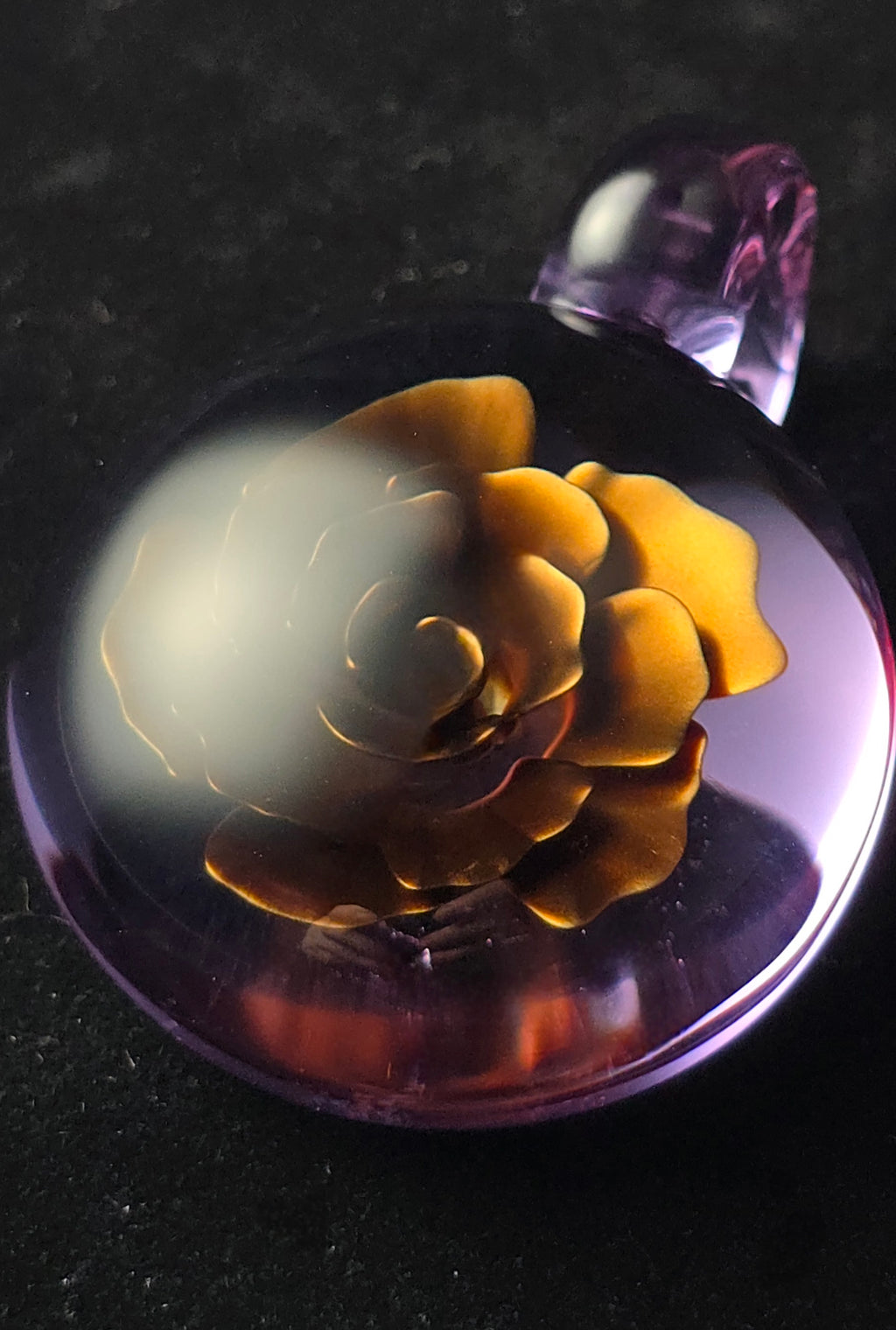 2.05 x 1.51 Flower Pendant  - Justin Bodovsky