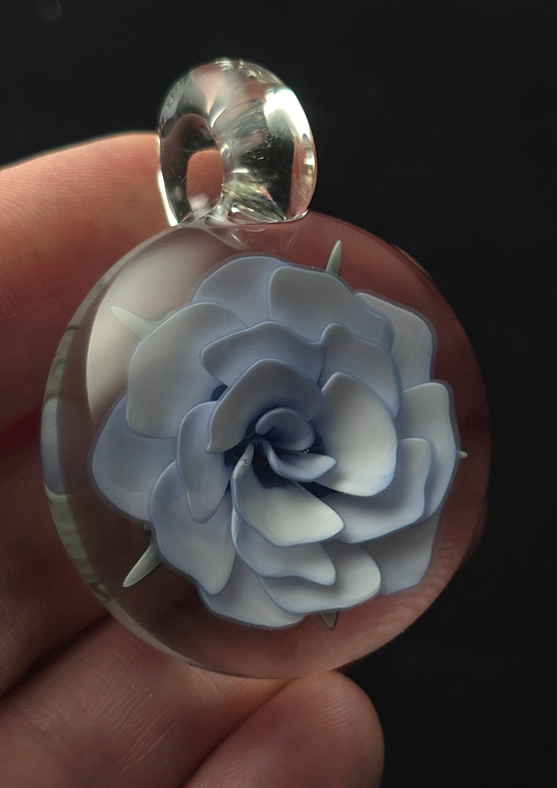 1.91x1.48in Flower Pendant  - Justin Bodovsky