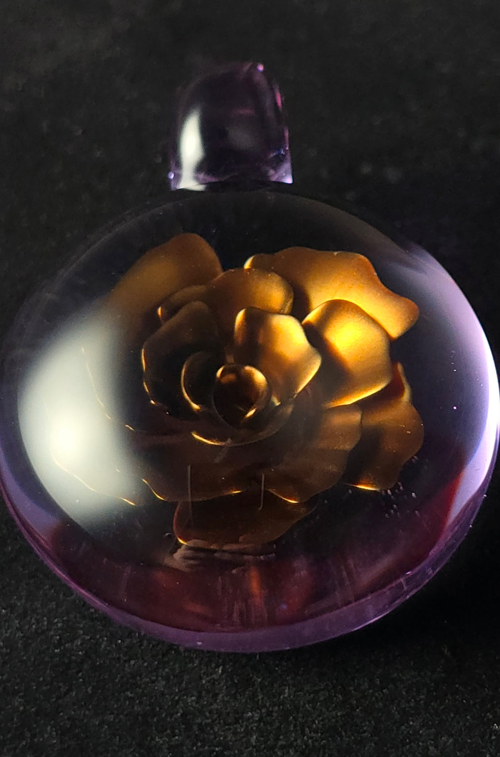 2.05 x 1.51 Flower Pendant  - Justin Bodovsky