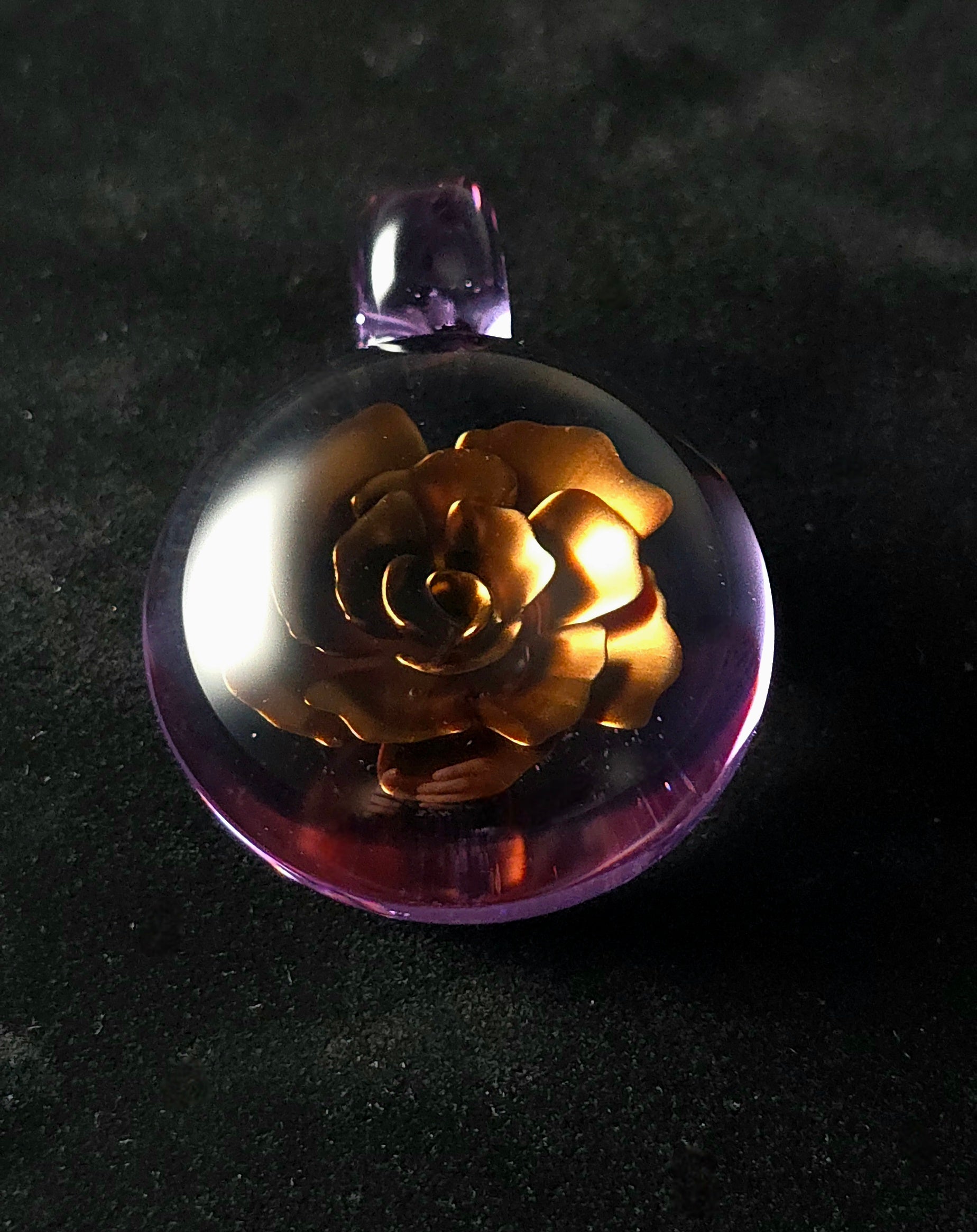 2.05 x 1.51 Flower Pendant  - Justin Bodovsky
