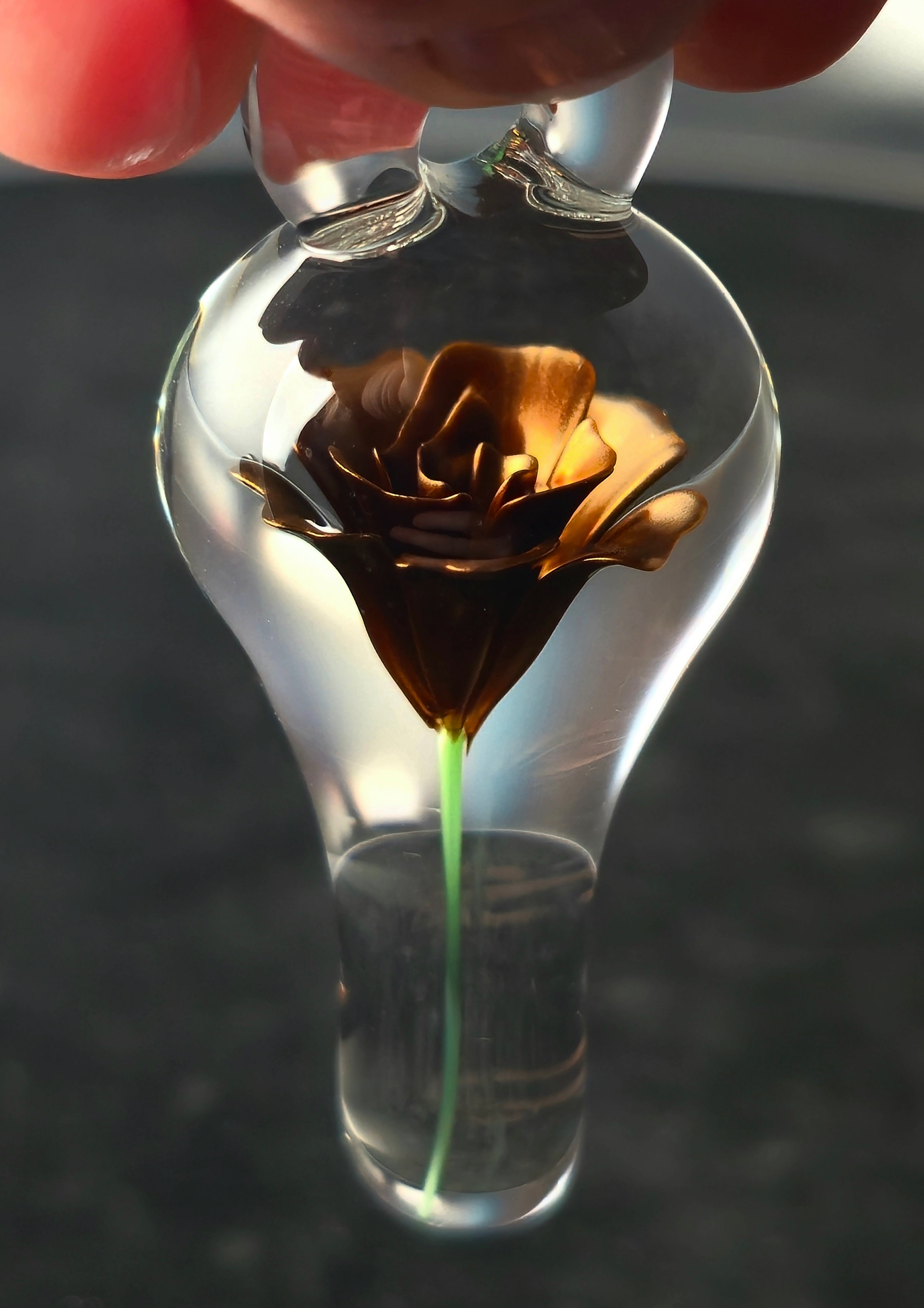 2.66x1.12 Flower Pendant  - Justin Bodovsky
