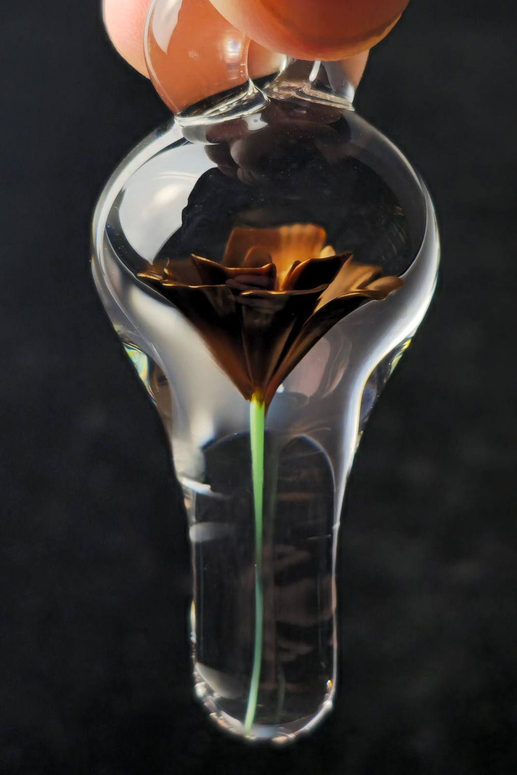 2.66x1.12 Flower Pendant  - Justin Bodovsky