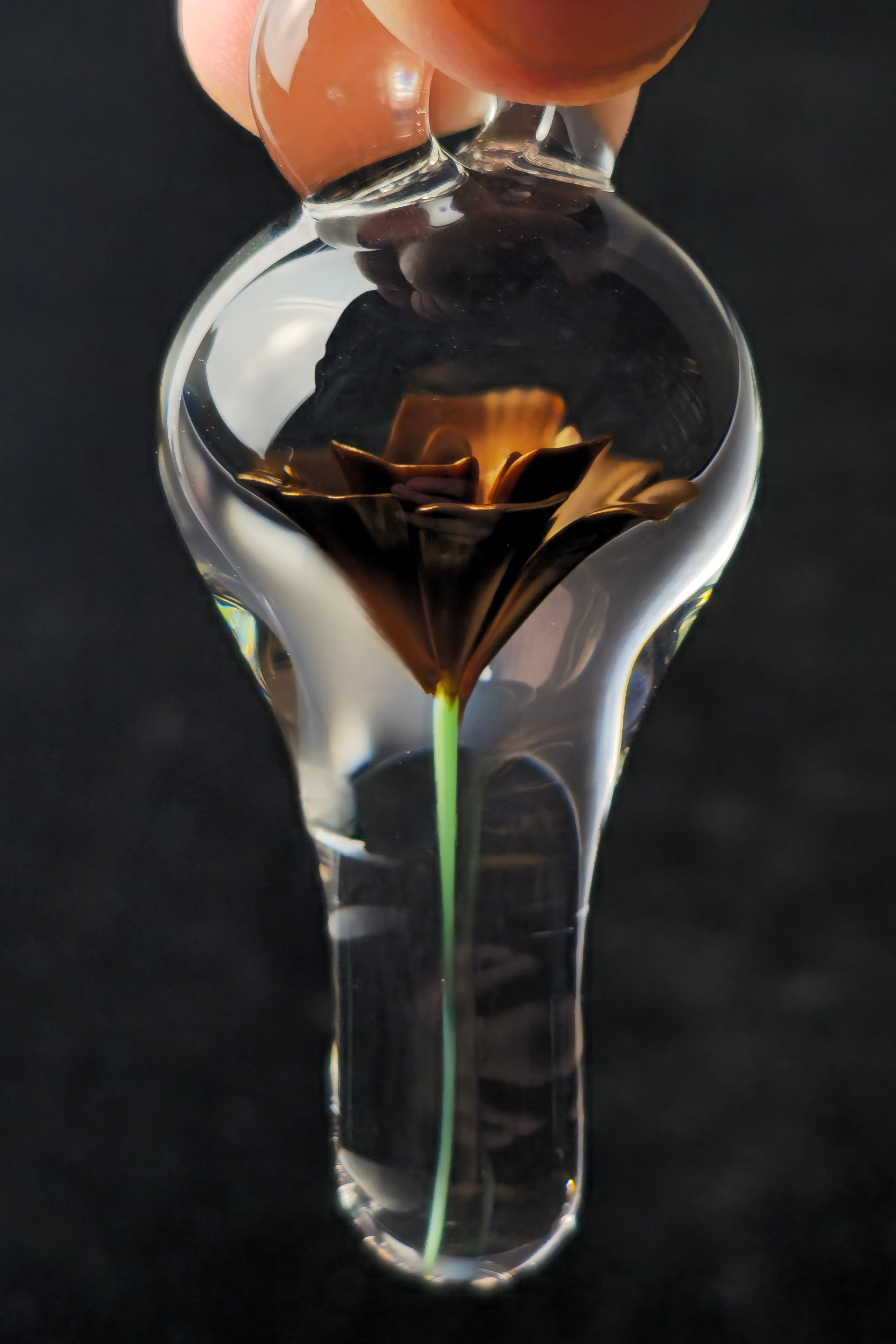 2.66x1.12 Flower Pendant  - Justin Bodovsky